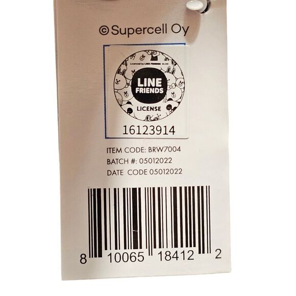 Brawl Stars X Line Friends CROW Clip On Plush Doll Bag Hanger Key Ring Chain NWT - Picture 5 of 6